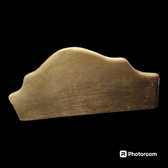 Vintage MCM Hollywood Regency Cherub Angel Wall Shelf Scone Corbel Plaster Gold - Picture 7 of 12